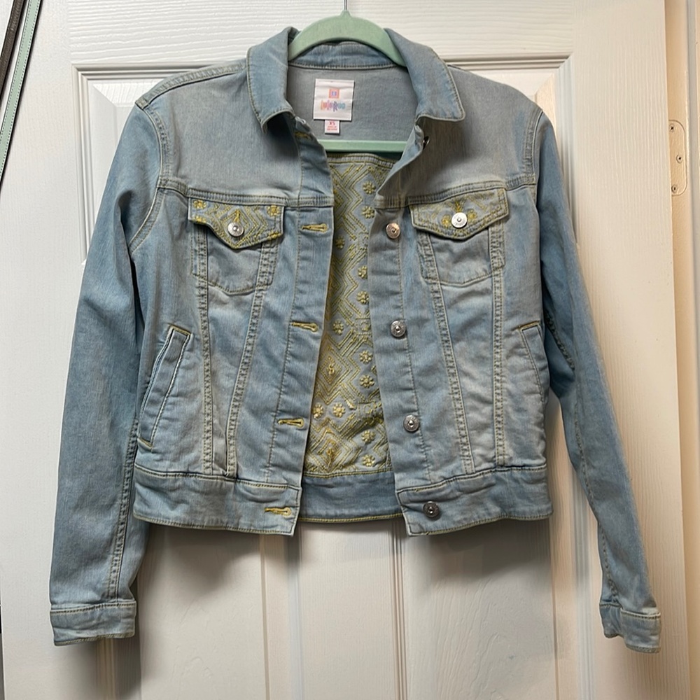 LuLaRoe light denim jacket